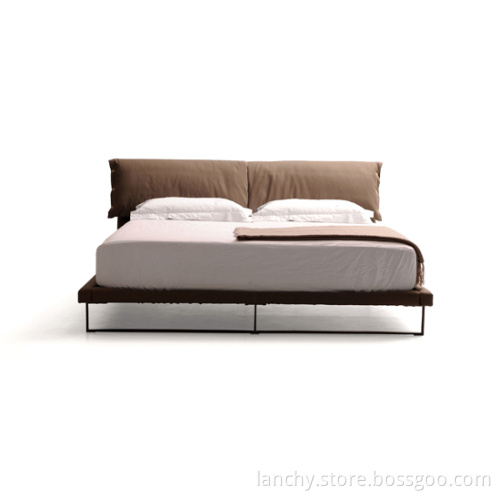 Modern Bed with Metal Base (BD-CF)